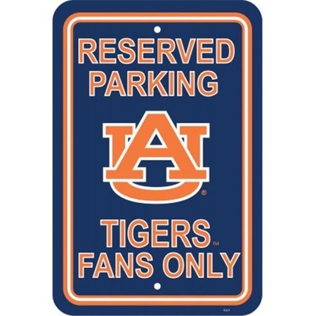 FREMONT DIE CONSUMER PRODUCTS INC Fremont Die 50205 Auburn Tigers- 12 in. X 18 in. Plastic Parking Sign 50205